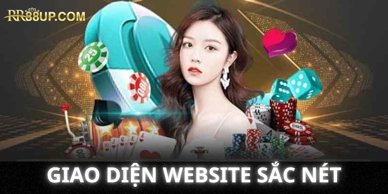 Giao diện trang web casino RR88 được phát triển tỉ mỉ